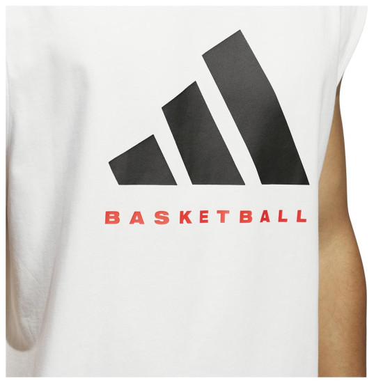 Adidas Unisex αμάνικη μπλούζα Basketball Sleeveless Tee (Gender Neutral)